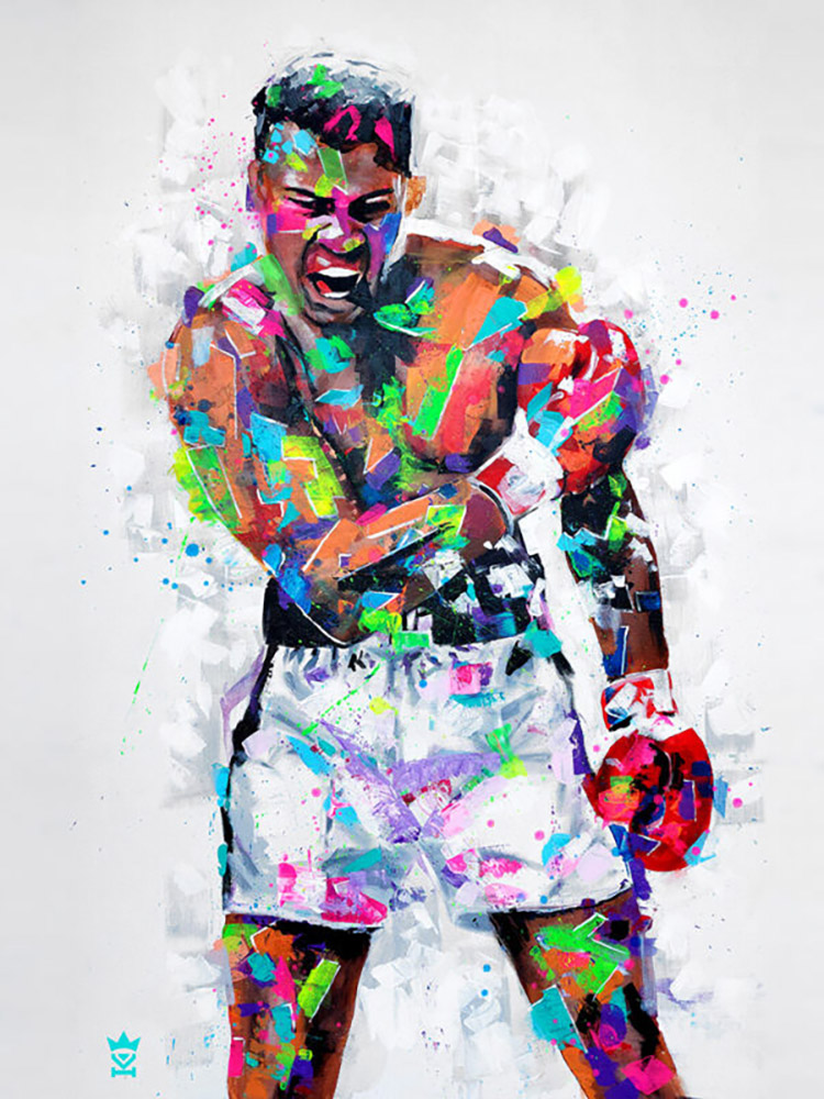 siow portrait acryl muhammed-ali