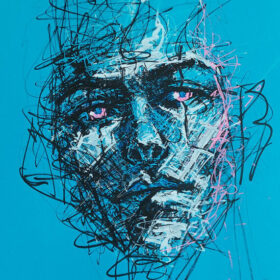 siow portrait acrylmarker cyberpunk