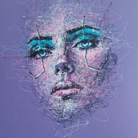 siow portrait acrylmarker cyberpunk