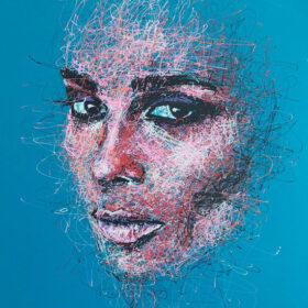 siow portrait acrylmarker kravitz