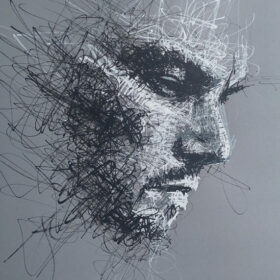 siow portrait acrylmarker leonardo